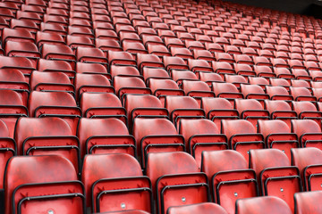 Fototapeta premium Pattern of Seats at the sport stadium