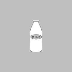 Milk bottle computer symbol