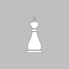 Chess king computer symbol