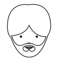 Man cartoon icon. Avatar people person and human theme. Isolated design. Vector illustration