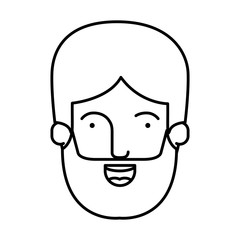 Man cartoon icon. Avatar people person and human theme. Isolated design. Vector illustration