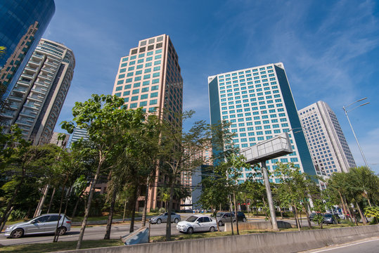 Modern Office Buildings in Sao Paulo