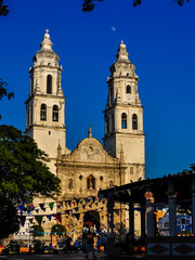 Fototapeta na wymiar Campeche Cathedral - Campeche, Mexico