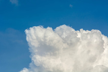 blue sky with cloud