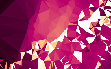 Obraz premium Abstract low poly background, geometry triangle