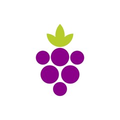 Grape logo vector