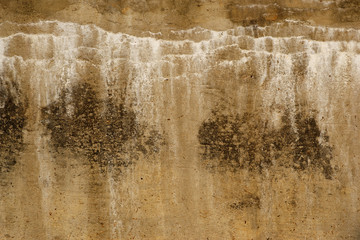 Dirty old concrete wall