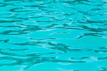 expanse of water in the pool as a background