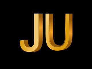 JU Initial Logo for your startup venture