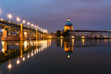 Toulouse, France on a spring evening.  