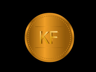 KF Initial Logo for your startup venture