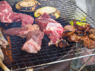 Enjoy fish and meat at BBQ