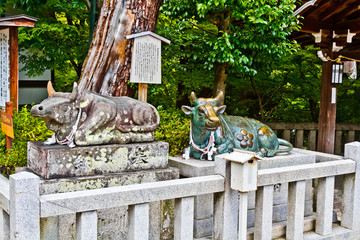 長岡天満宮 神牛