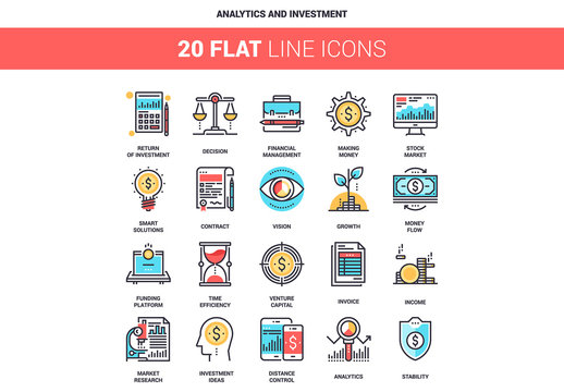 Investment Icons Set