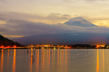 Mount Fuji sunset, Japan