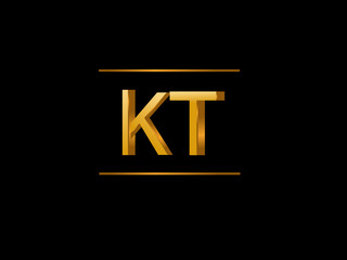 KT Initial Logo for your startup venture