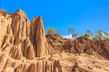 The pillar of the soil is called "Sao Din Na Noi". Located in Sr