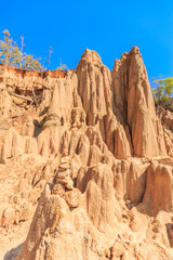 The pillar of the soil is called "Sao Din Na Noi". Located in Sr