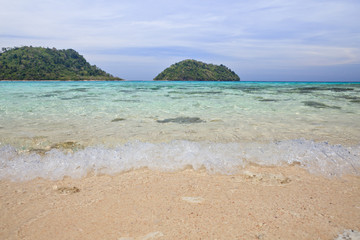 Beach and tropical sea
