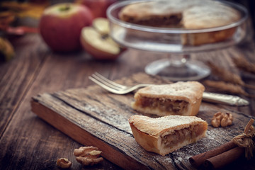 Fototapeta na wymiar Fresh Homemade Apple Pie