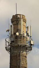 plant with equipment for mobile communication pipe