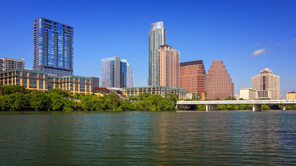 Fototapeta na wymiar Austin, Texas Skyline and Colorado River