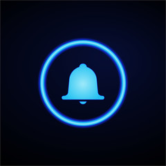 Glowing App Button - Dark