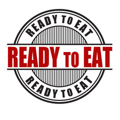 Ready to eat stamp or sign