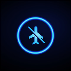 Glowing App Button - Dark