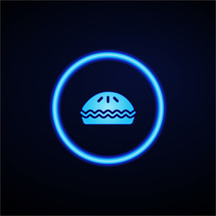 Glowing App Button - Dark