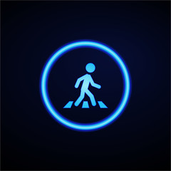 Glowing App Button - Dark