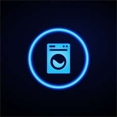 Glowing App Button - Dark