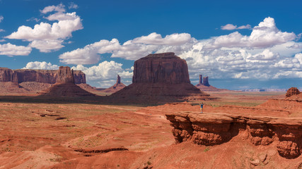 The landscape of the Arizona desert, Monument Valley, Arizona, United States