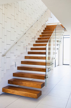 wood stairs interior