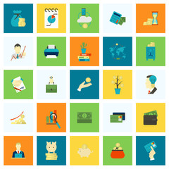 Business and Finance Icon Set