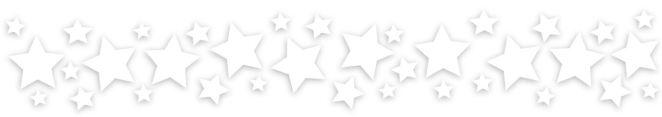 Sterne Banner lang Weihnachten