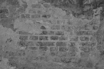 Texture old brick wall, background, detailed pattern