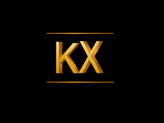 KX Initial Logo for your startup venture