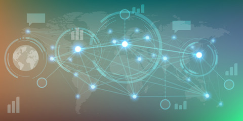 Futuristic HUD infographics