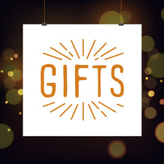 Vintage poster for Christmas and New Year holidays