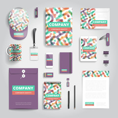 Corporate identity print template