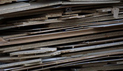 Background of wood and herbs,wood texture, nail into wood, woode