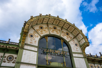 Obraz premium Otto Wagner Pavillon Karlsplatz