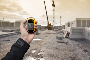 finding the right position inside a construction site via gps (