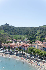 Fototapeta na wymiar Plage de Collioure