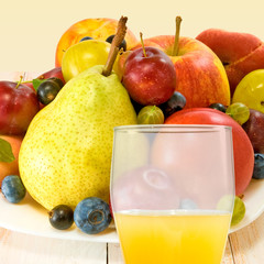 image of many fruits close-up