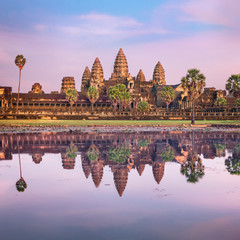 Angkor Wat Tempel bei Sonnenaufgang, Siem Reap, Kambodscha