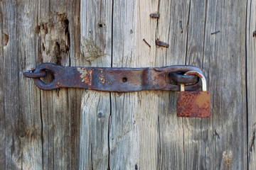 old padlock