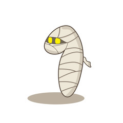 The mummy font number on the white background