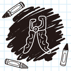 Pet nail clippers doodle